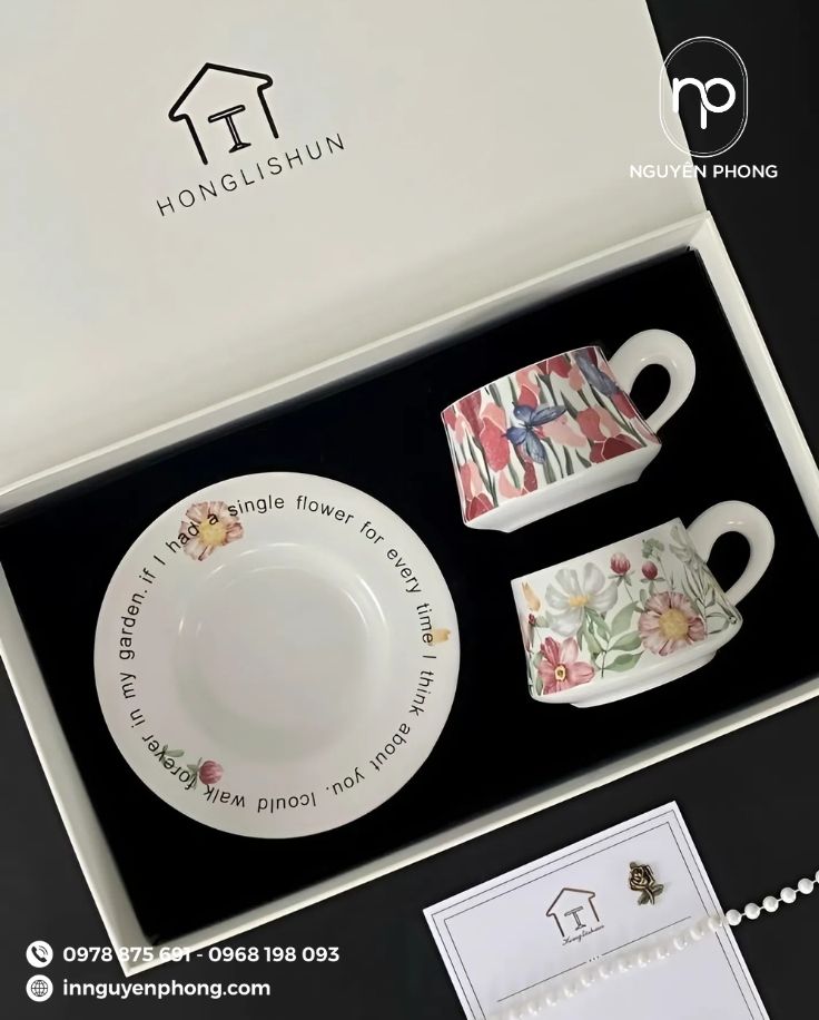 Mẫu hộp cứng đựng gốm sứ cao cấp